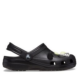 Crocs Чехли Classic Glow Black Cat Clog K 210387