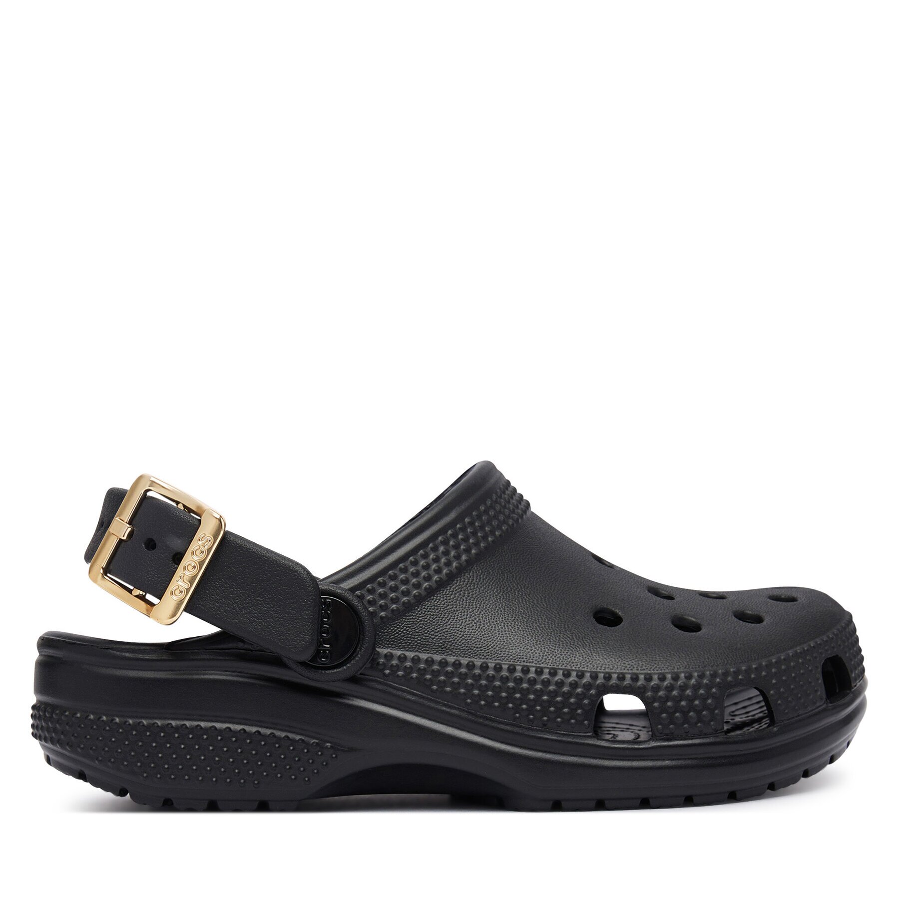 Crocs Чехли Classic Metallic Buckle Clog K 214228