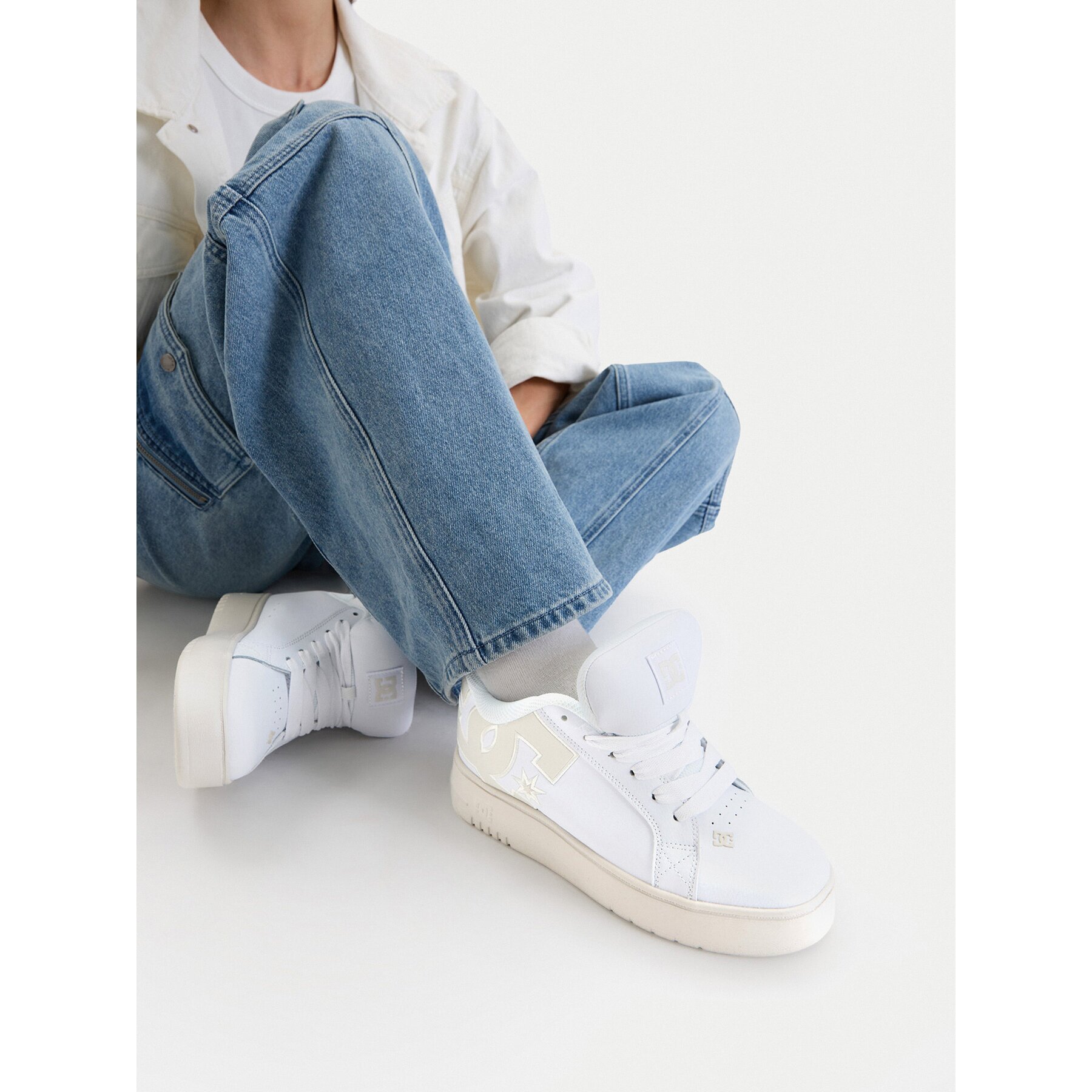 DC Shoes Сникърси EO-COURT GRAFFIK PLATFORM DC02422102