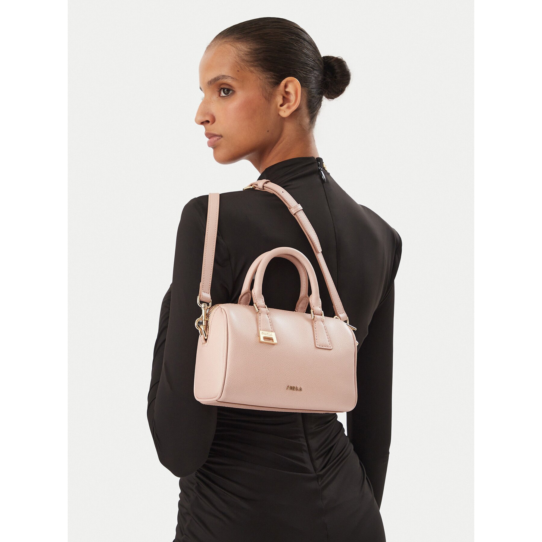 Furla Дамска чанта A Olivia Mini Boston WE00933 A.0023 4655S Розов