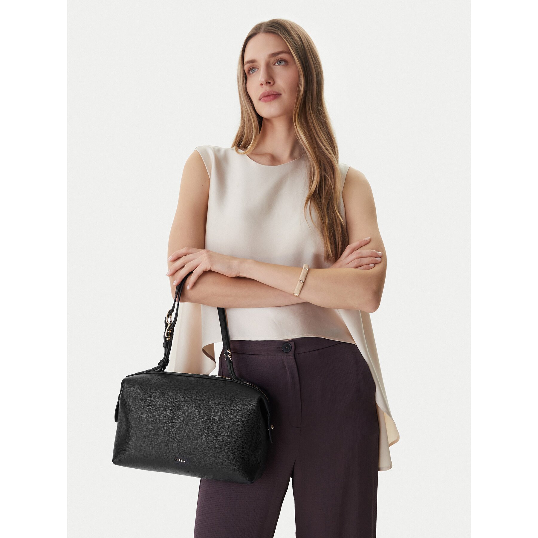 Furla Дамска чанта Double M Boston WB01905 BX3036 KH O6000