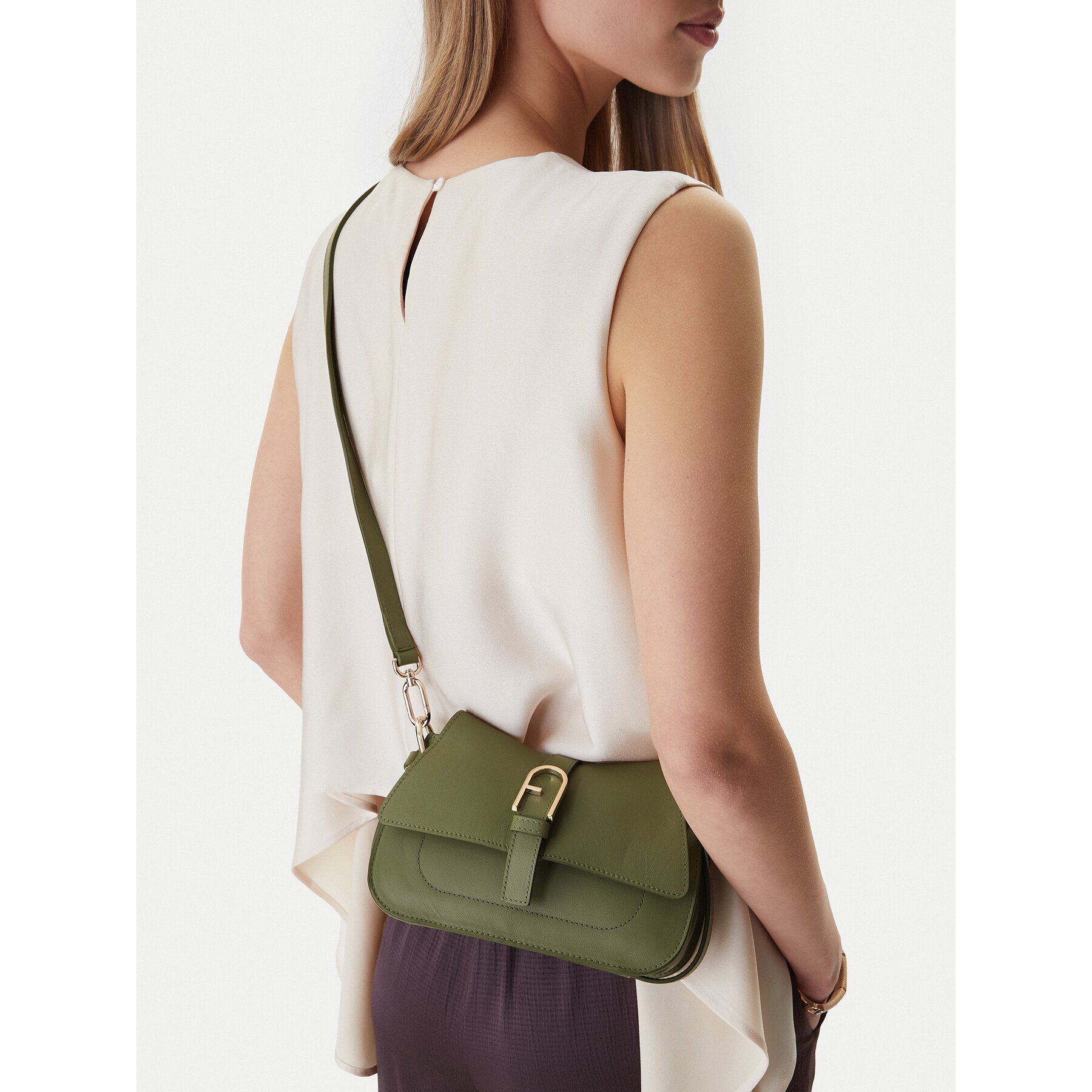 Furla Дамска чанта Flow Mini WB01032 BX2045 BG 4555S
