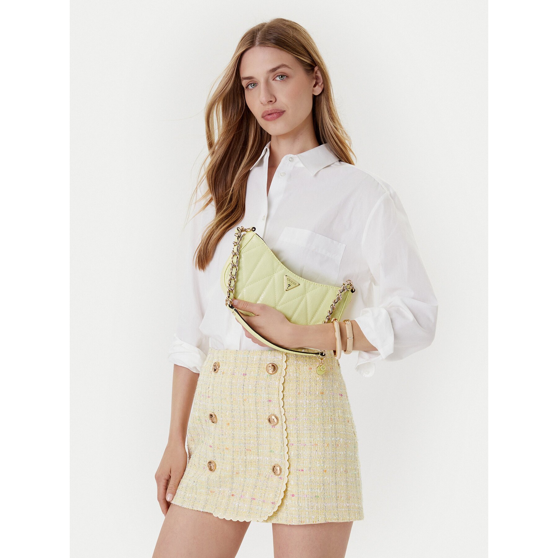 Guess Дамска чанта Aldina HWGG96 63170