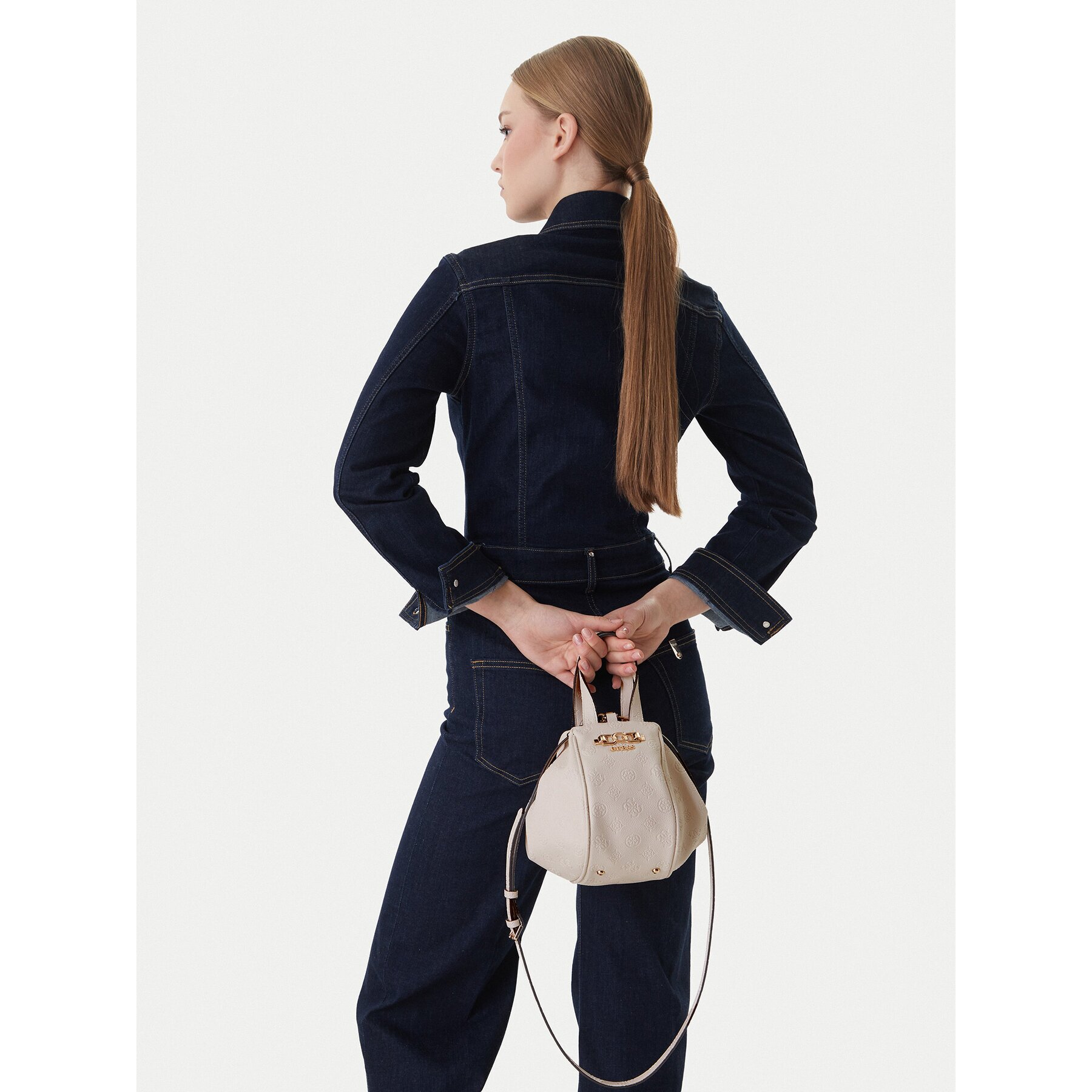Guess Дамска чанта Anise Mini HWPD99 16770