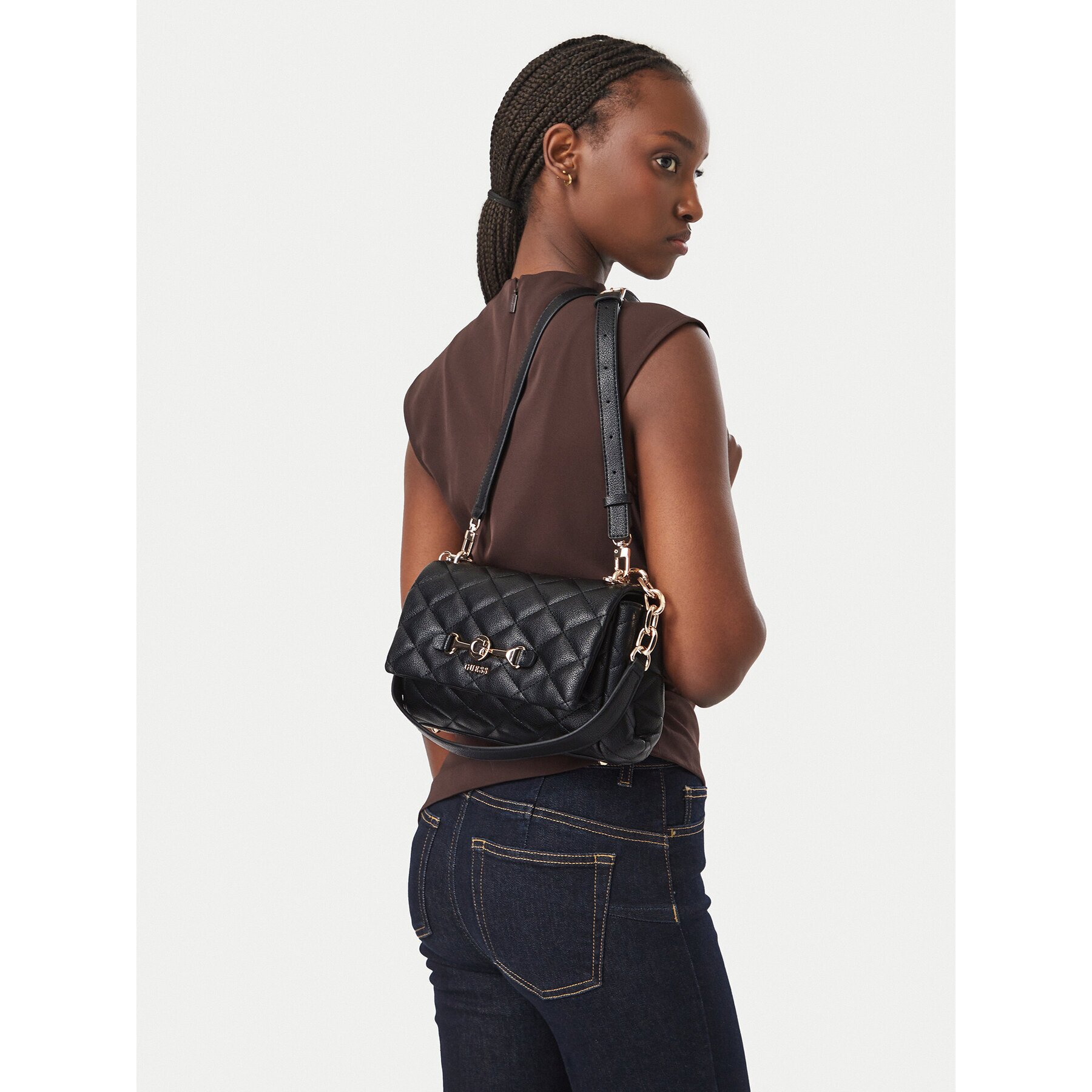 Guess Дамска чанта Frances HWQG22 41190