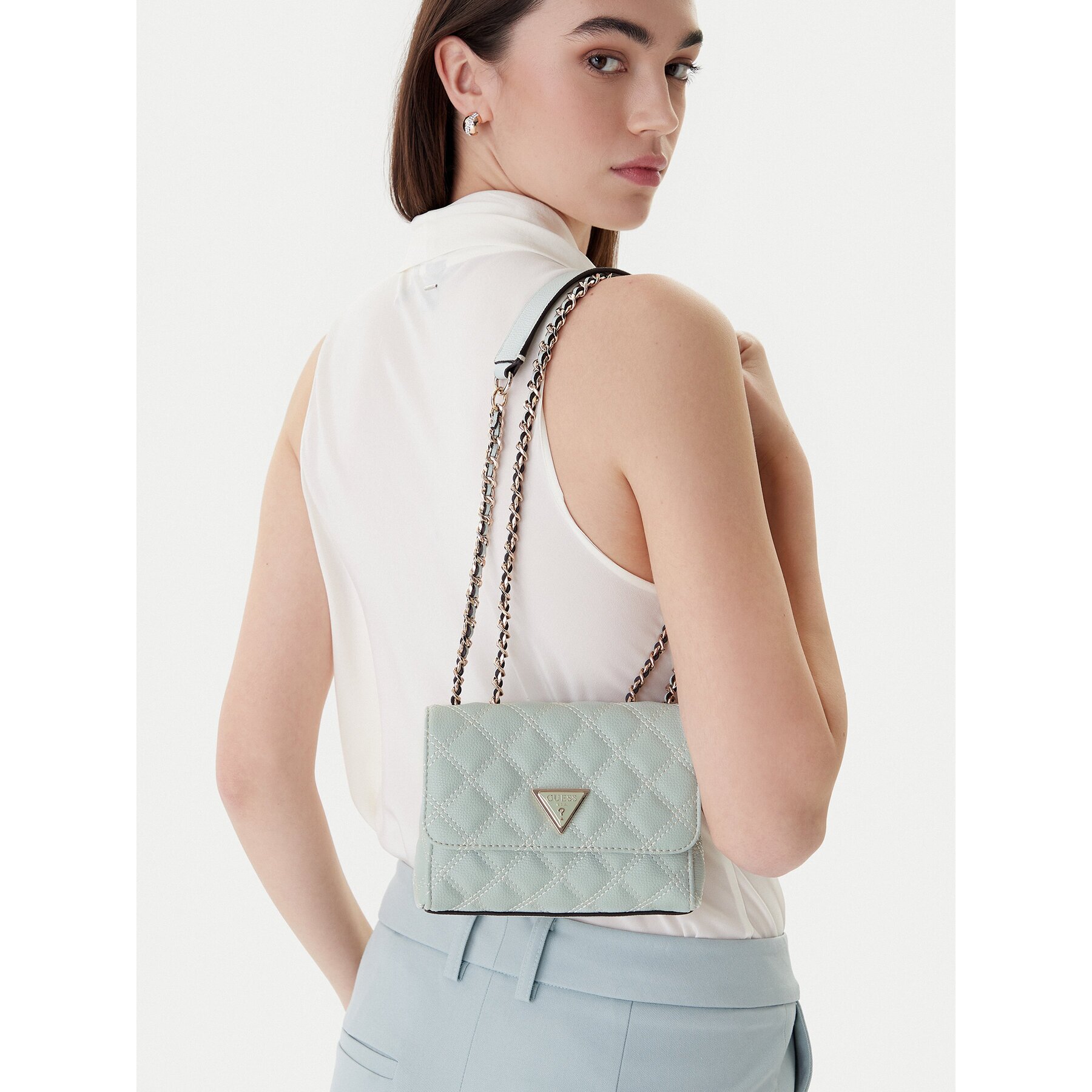 Guess Дамска чанта Giully II Mini HWQG96 73740