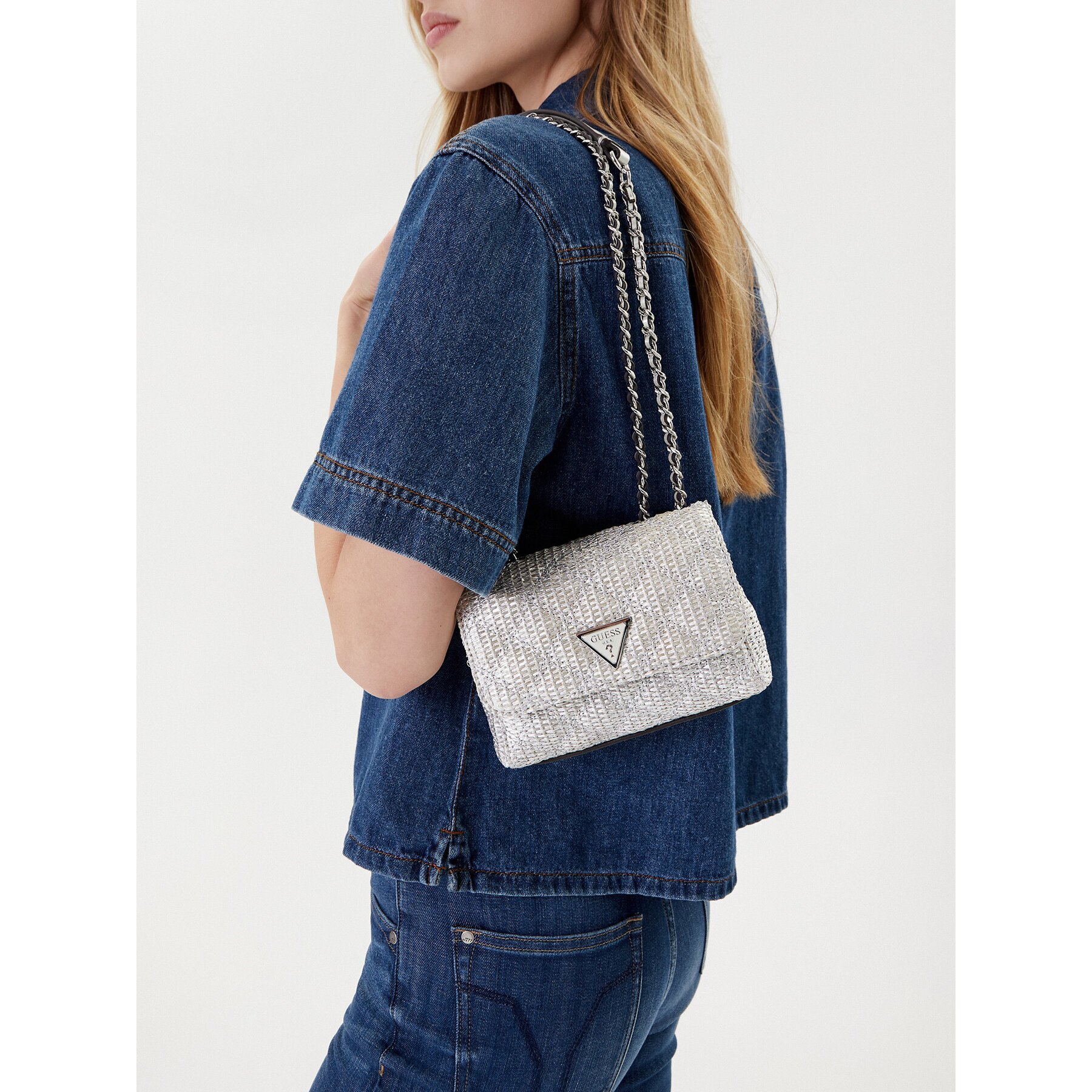 Guess Дамска чанта Giully II Mini HWQM96 73740