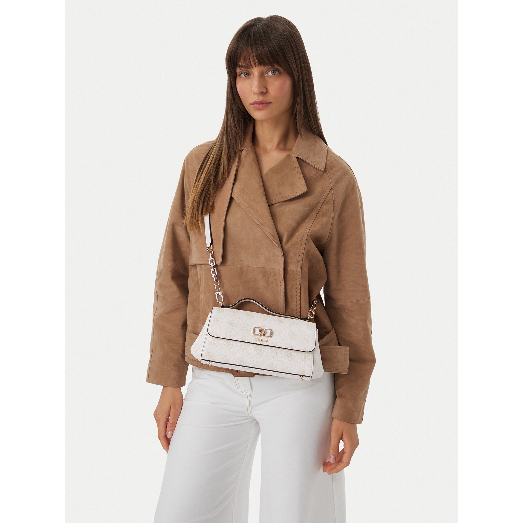 Guess Дамска чанта Emelie Logo HWGP99 28190
