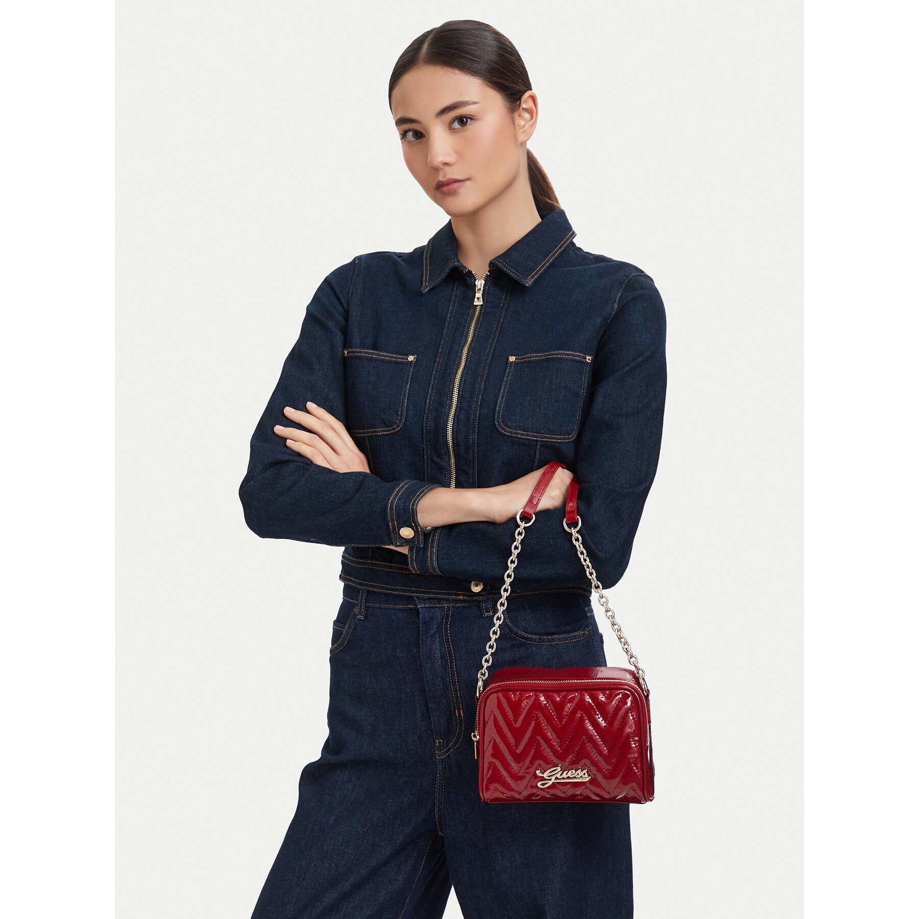 Guess Дамска чанта J6YZ07 W3001
