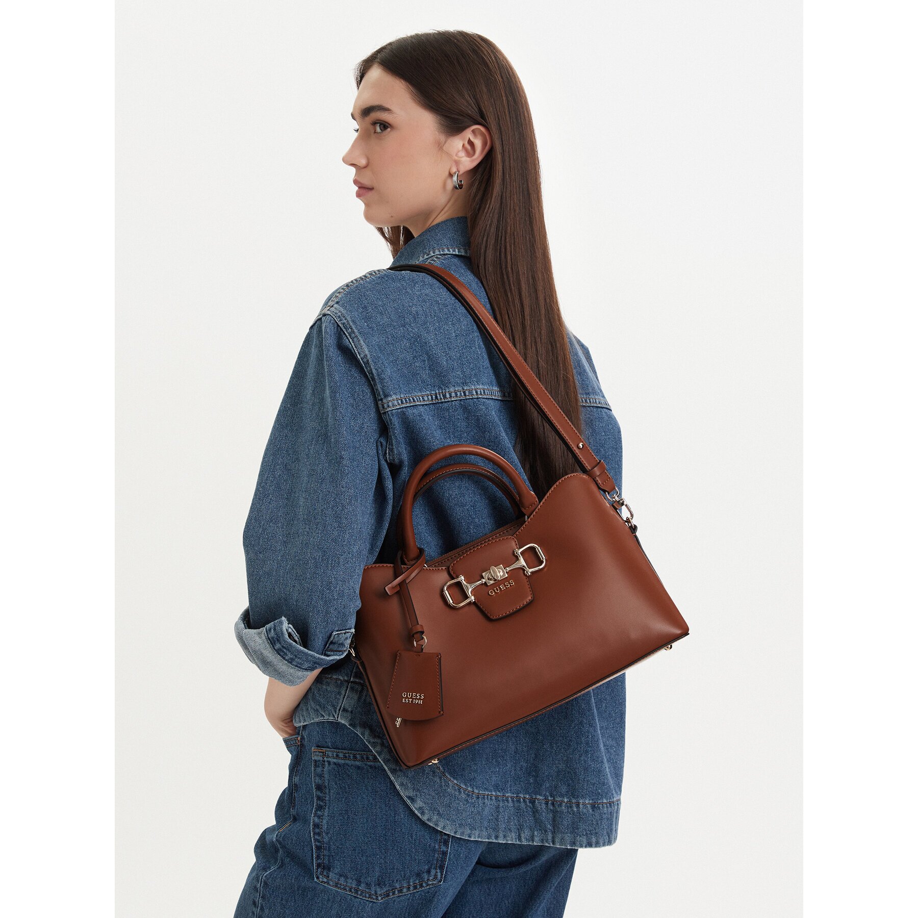 Guess Дамска чанта Janie HWVG99 10060