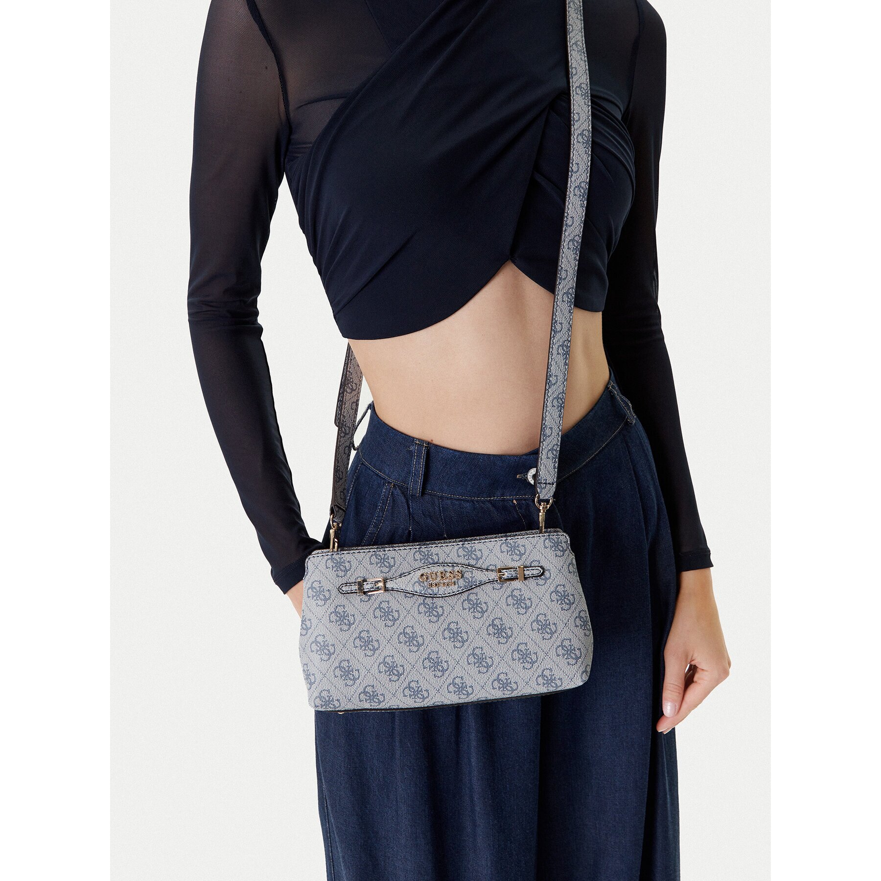 Guess Дамска чанта Katya HWSG96 52120