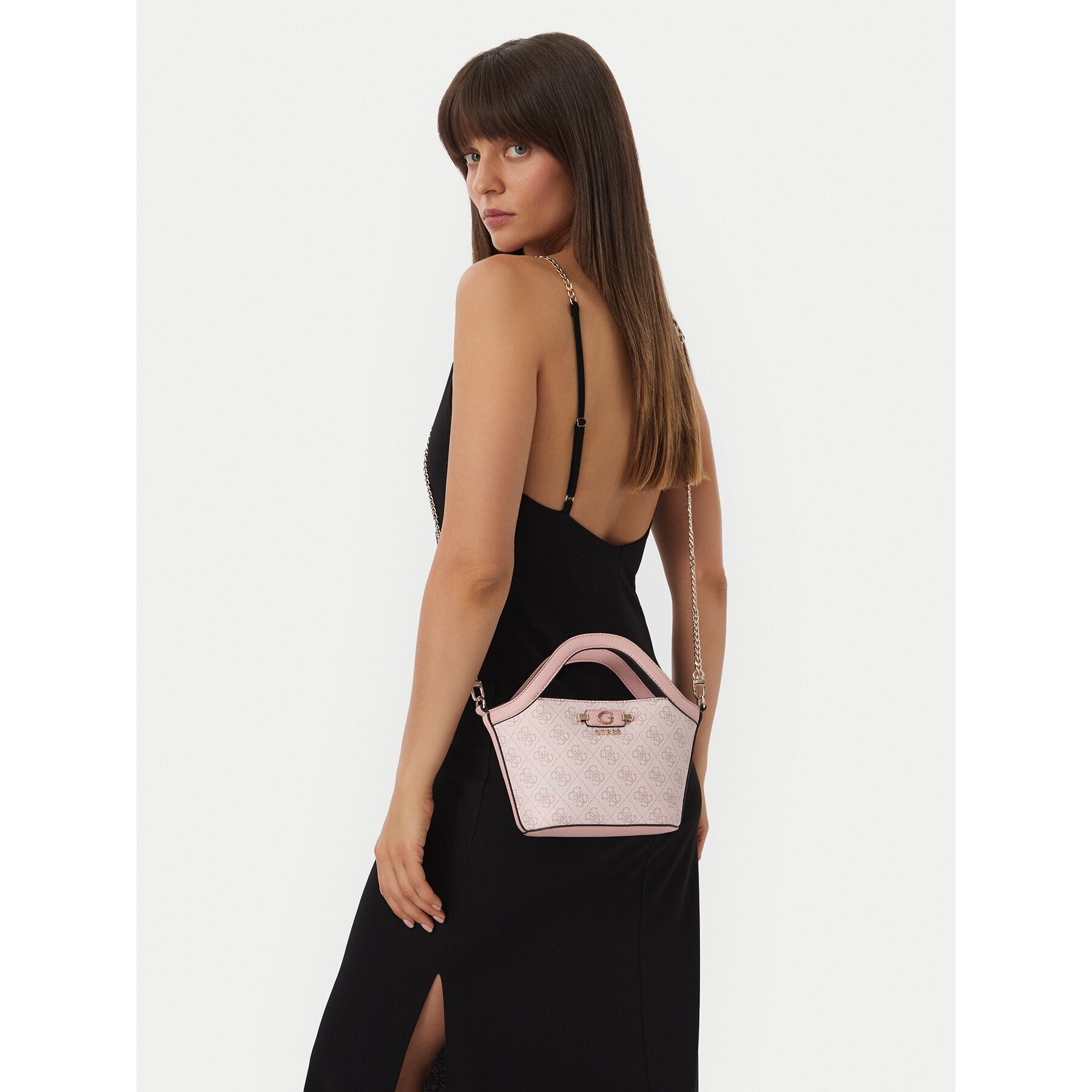 Guess Дамска чанта Lindsey Mini HWSG97 49750