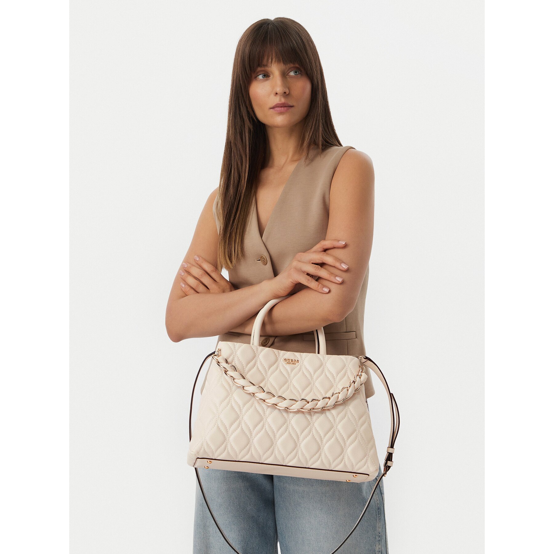 Guess Дамска чанта Maxine HWQG97 33060