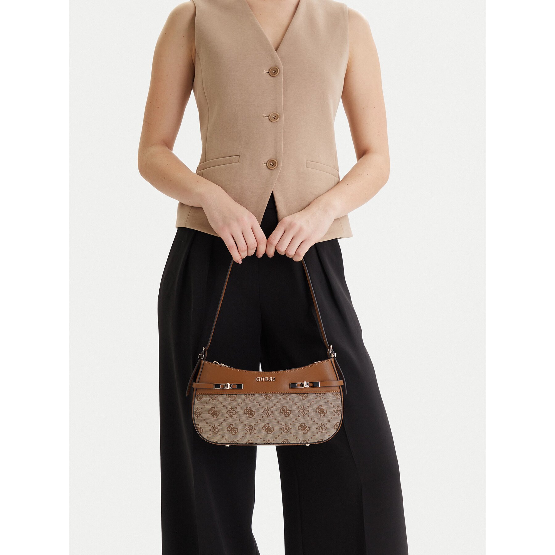 Guess Дамска чанта Melinda HWJP99 02170