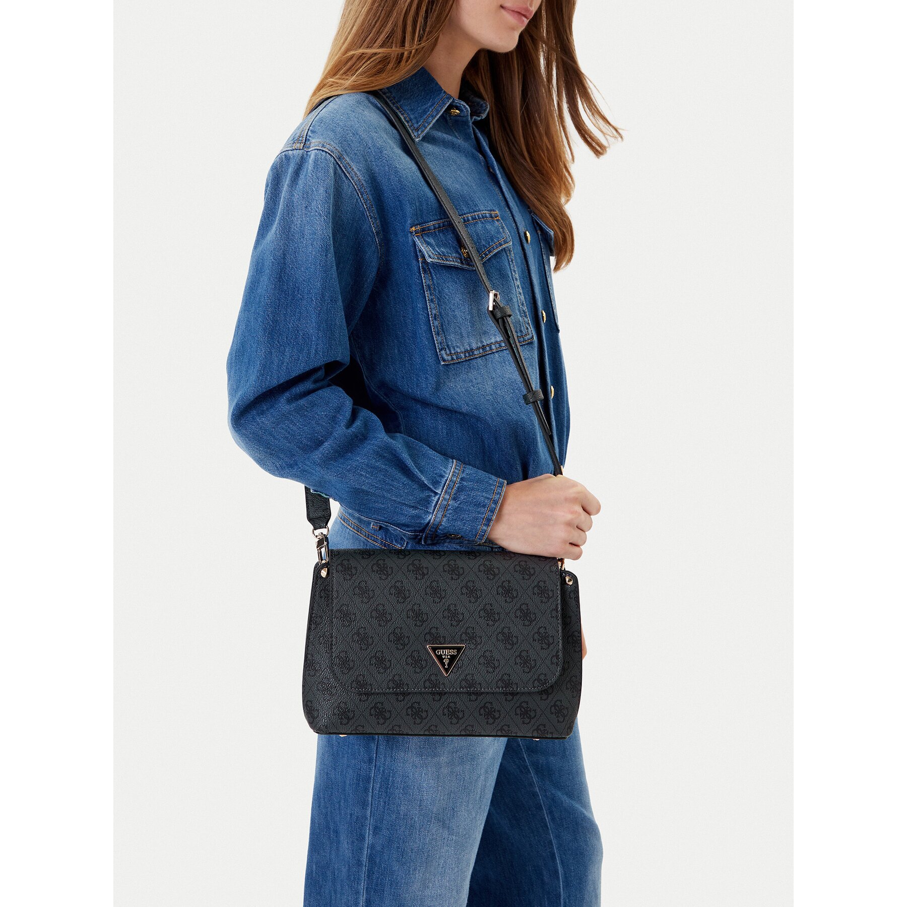 Guess Дамска чанта Meridian II HWSG69 74200