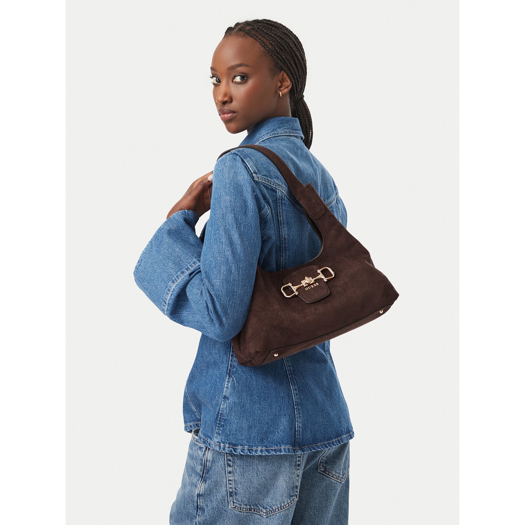 Guess Дамска чанта Sunset HWSG23 14010