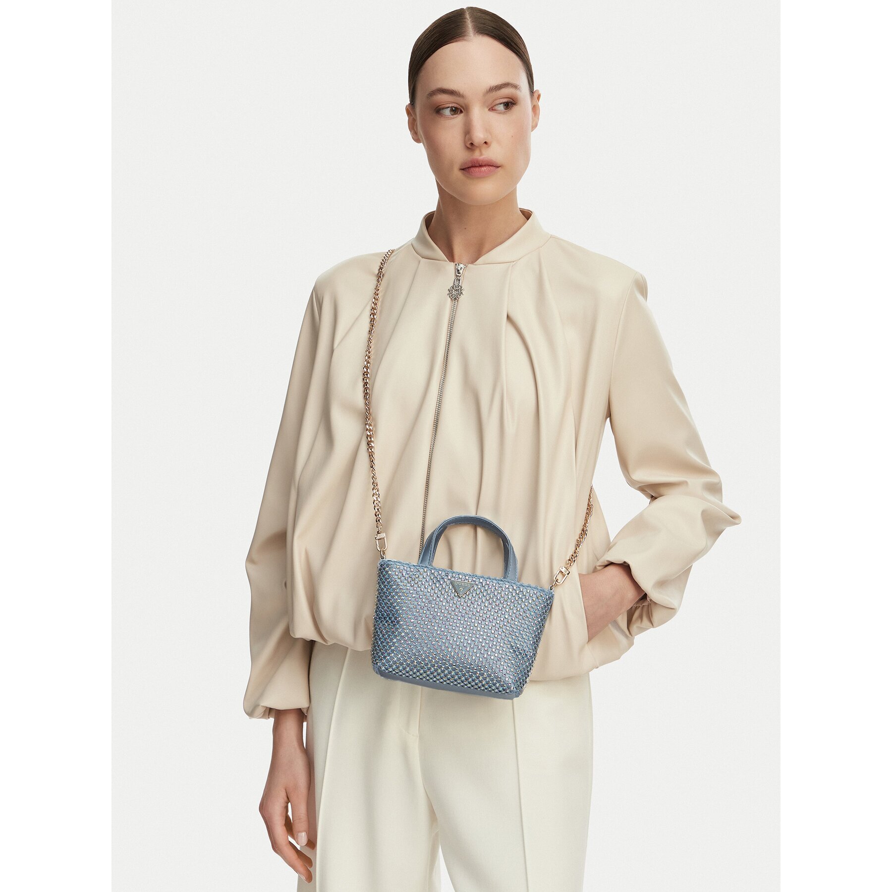 Guess Дамска чанта Tasmin Mini HWRG99 31750