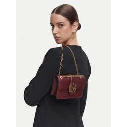 Just Cavalli Дамска чанта Iconic Snakes 81RA4BA3 ZSA89 Тъмночервен