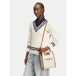 Lacoste Дамска чанта Small Heritage Canvas Tote NF5232TD