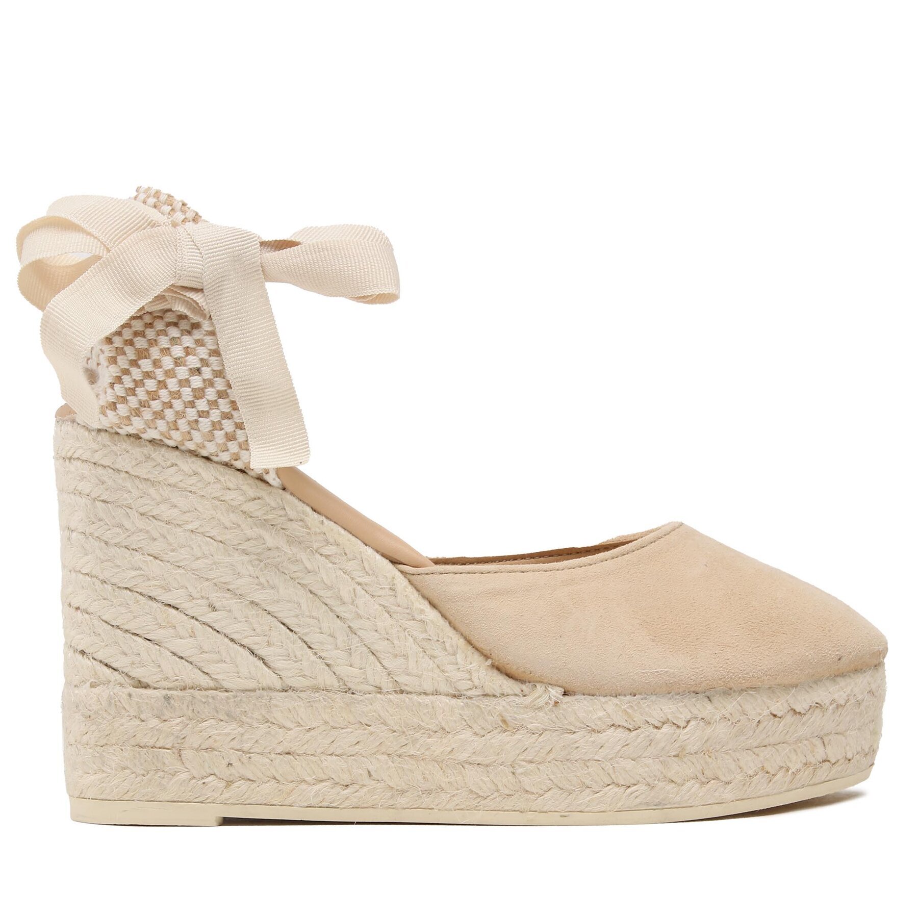 Manebi Еспадрили Soft Suede Wedge Espadrilles M 1.1 WV