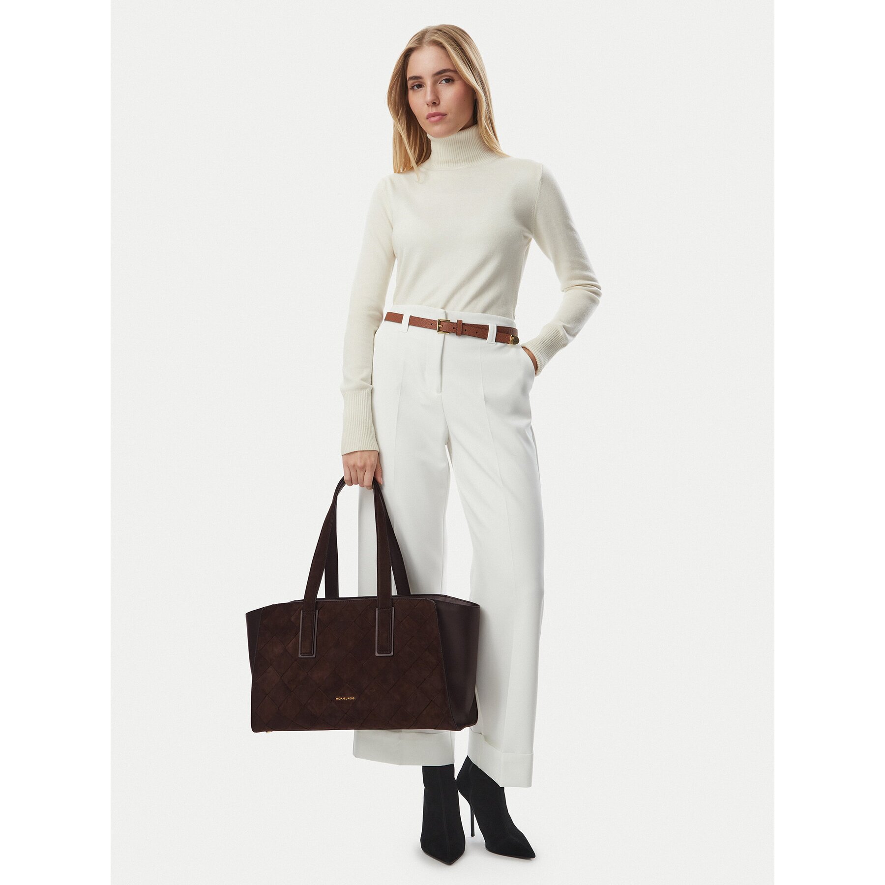 MICHAEL Michael Kors Дамска чанта Hudson 33F6GHDT3X