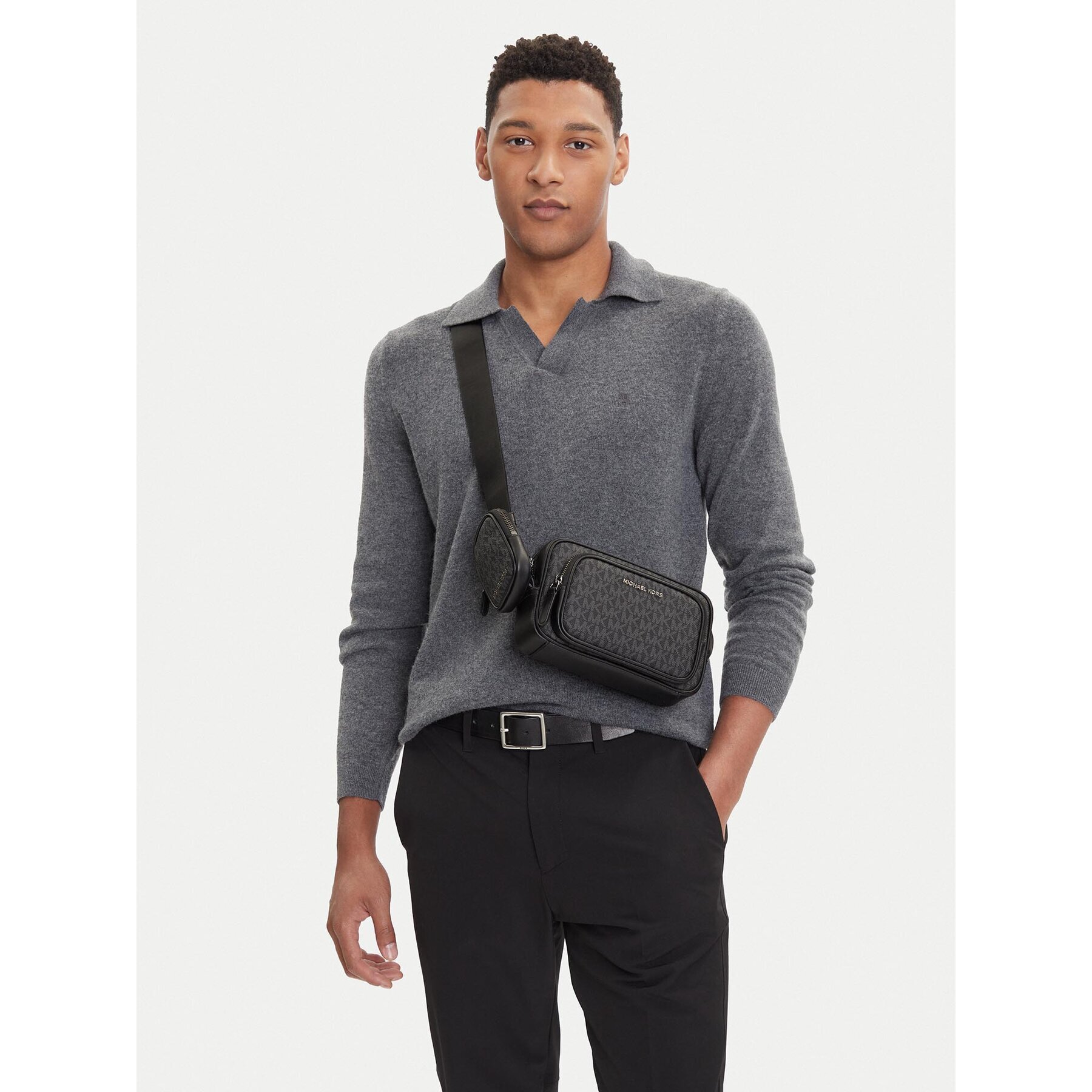 MICHAEL Michael Kors Мъжка чантичка Hudson 33U2LHDC2B