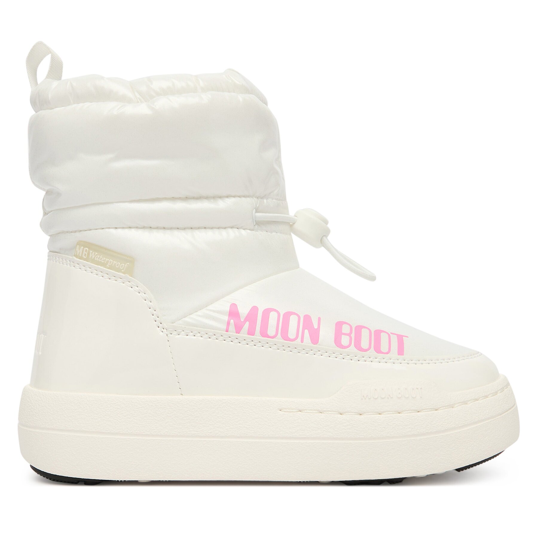 Moon Boot Апрески Mb Jr Park Tube Mid Glitter Wp 80D3440110 Бял