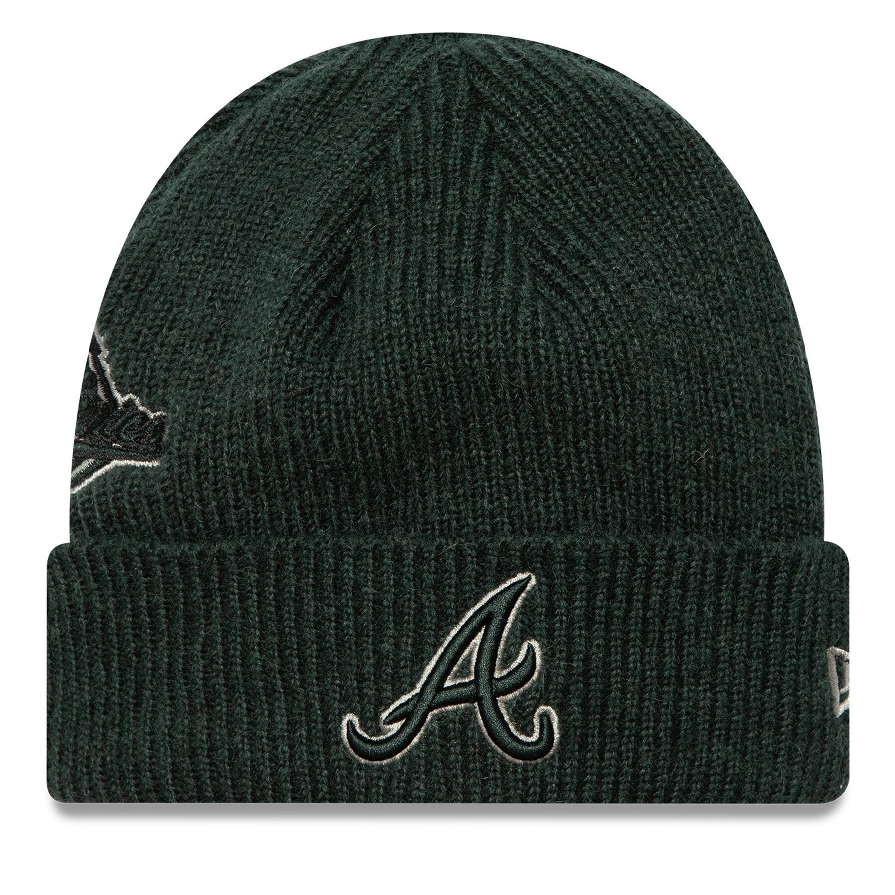 New Era Шапка Atlanta Braves World Series Patch Cuff Knit Beanie 60580730
