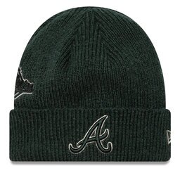 New Era Шапка Atlanta Braves World Series Patch Cuff Knit Beanie 60580730
