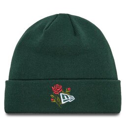 New Era Шапка Rose Icon Cuff Knit Beanie 60580736 Зелен