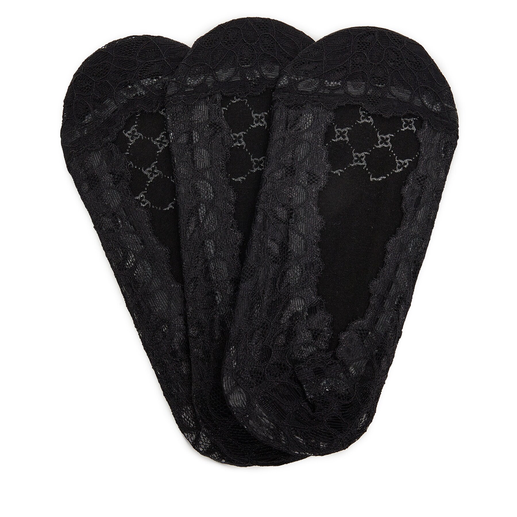 Nine West Чорапи тип терлици LA_NW_4WB_005_SS25 (3-PACK) BLACK