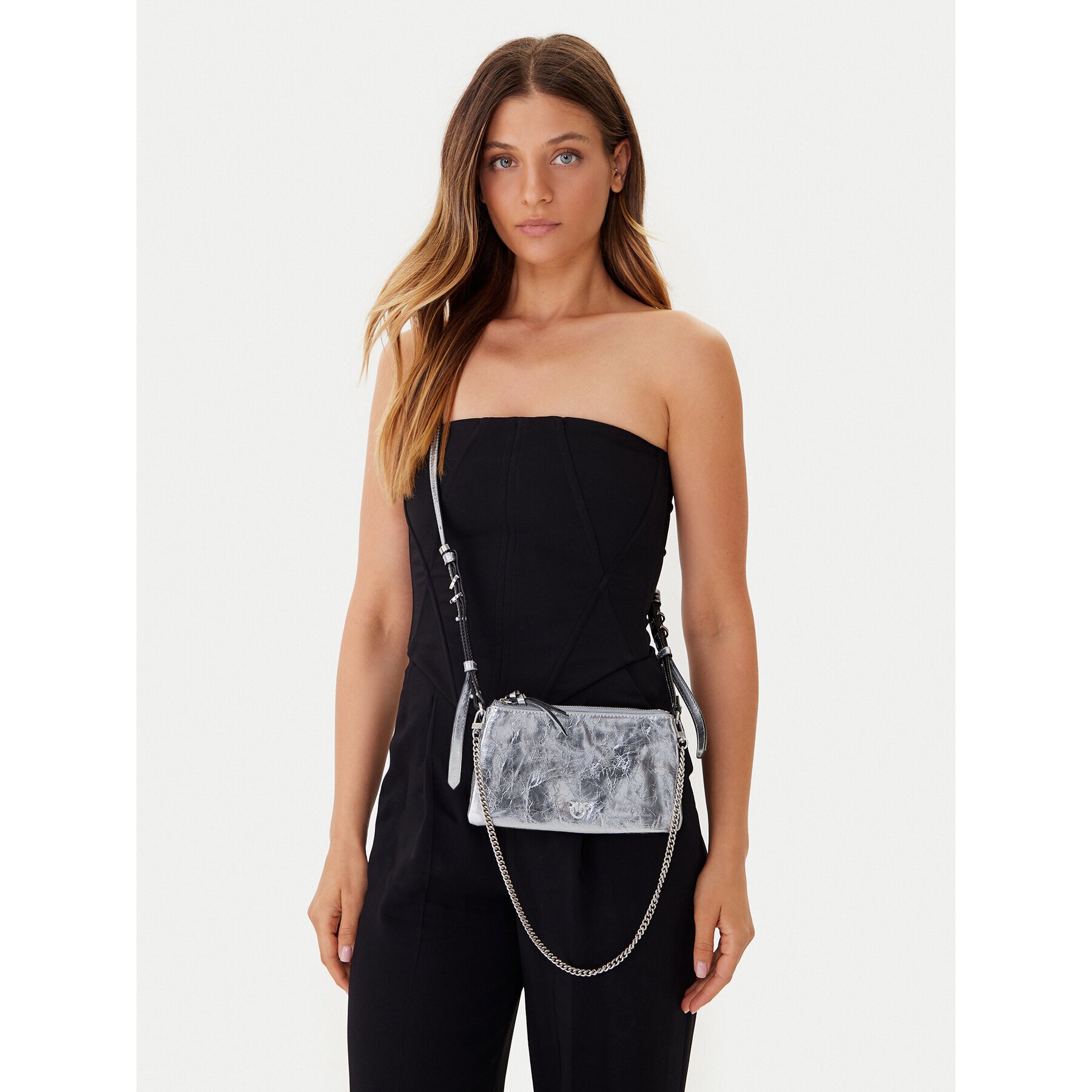 PINKO Дамска чанта Double Mini Al 25-26 PLTT 105359 A2OT