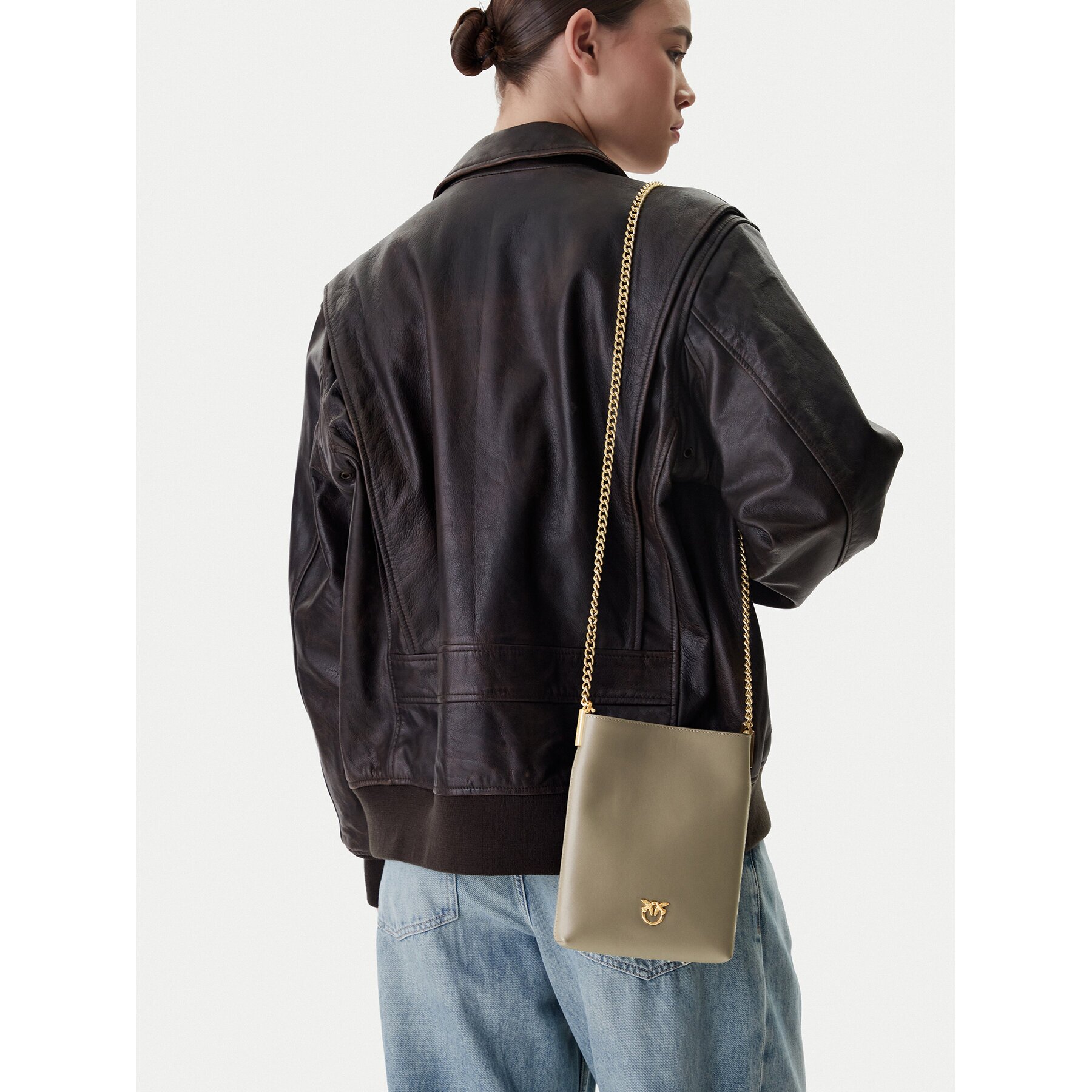 PINKO Дамска чанта Flat Satchel AI 25-26 PCPL 105352 A0QO