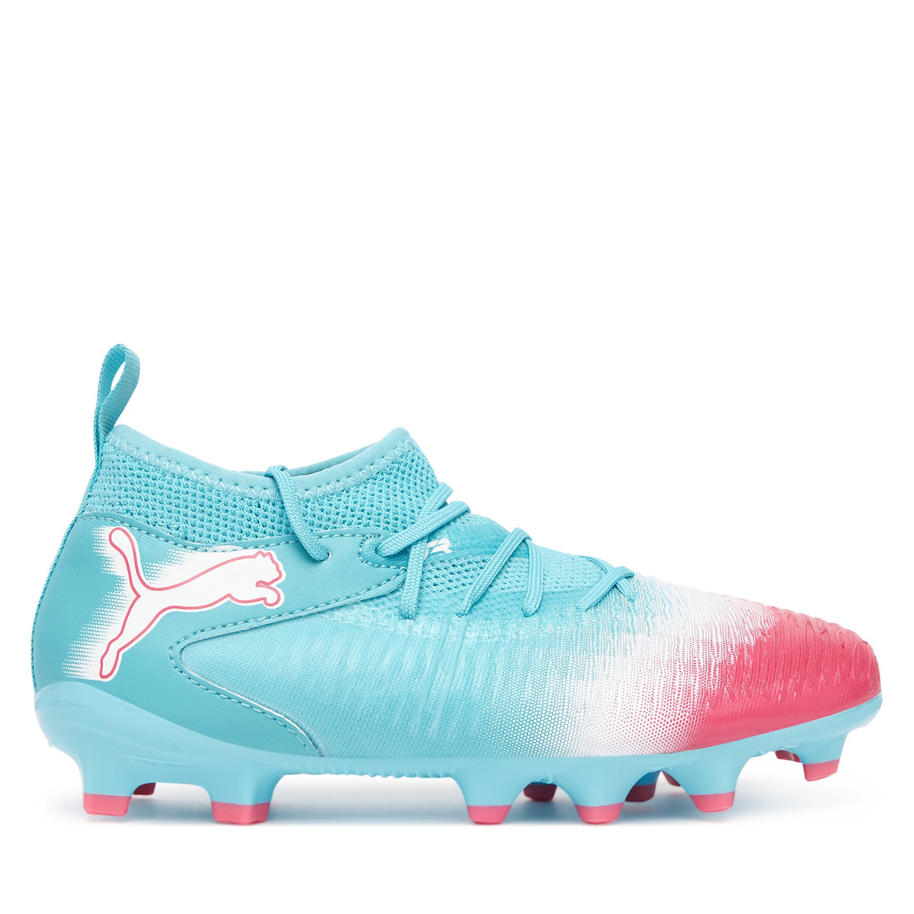 Puma Обувки за футбол Future 8 Match Re-Charge Fg/Ag Jr 108762 01 Светлосиньо