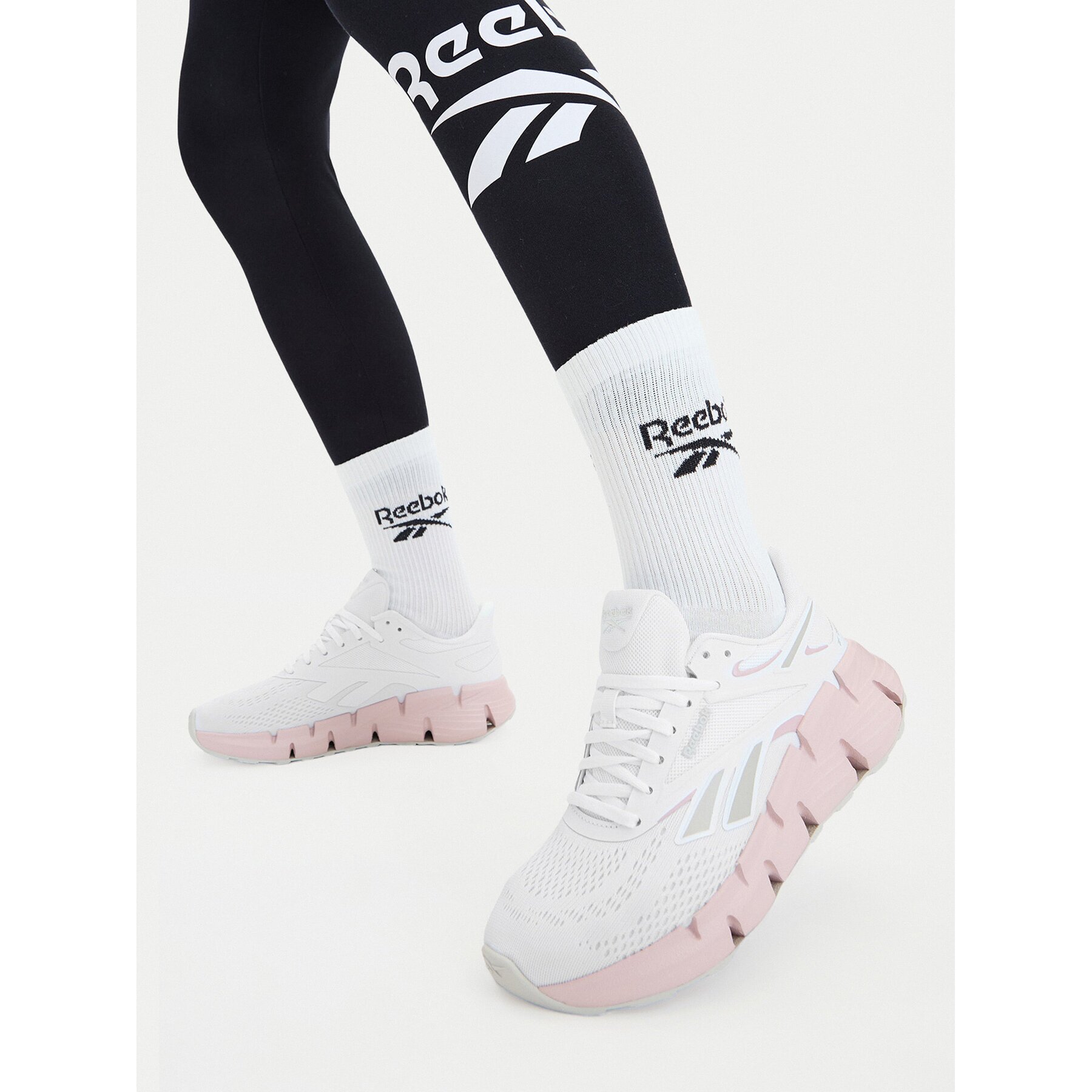 Reebok Маратонки за бягане EO-ZIG DYNAMICA 6 100271438 Бял