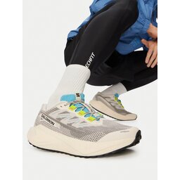 Salomon Маратонки за бягане Aero Blaze 3 Grvl L49106200 Сив