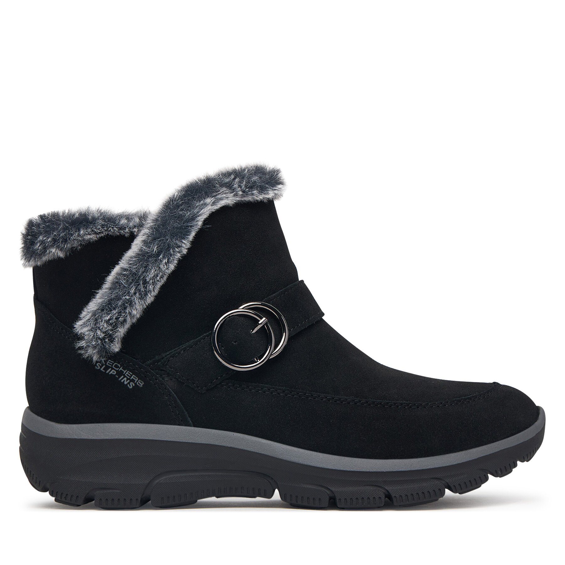 Skechers Апрески Slip-Ins Relaxed Fit: Easy Going - Gentle Winter 168185/BLK
