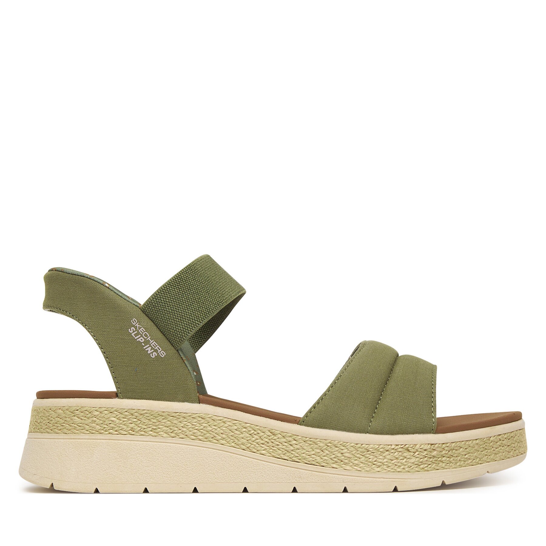 Skechers Сандали BOBS Sun Ray 114413/OLV Зелен