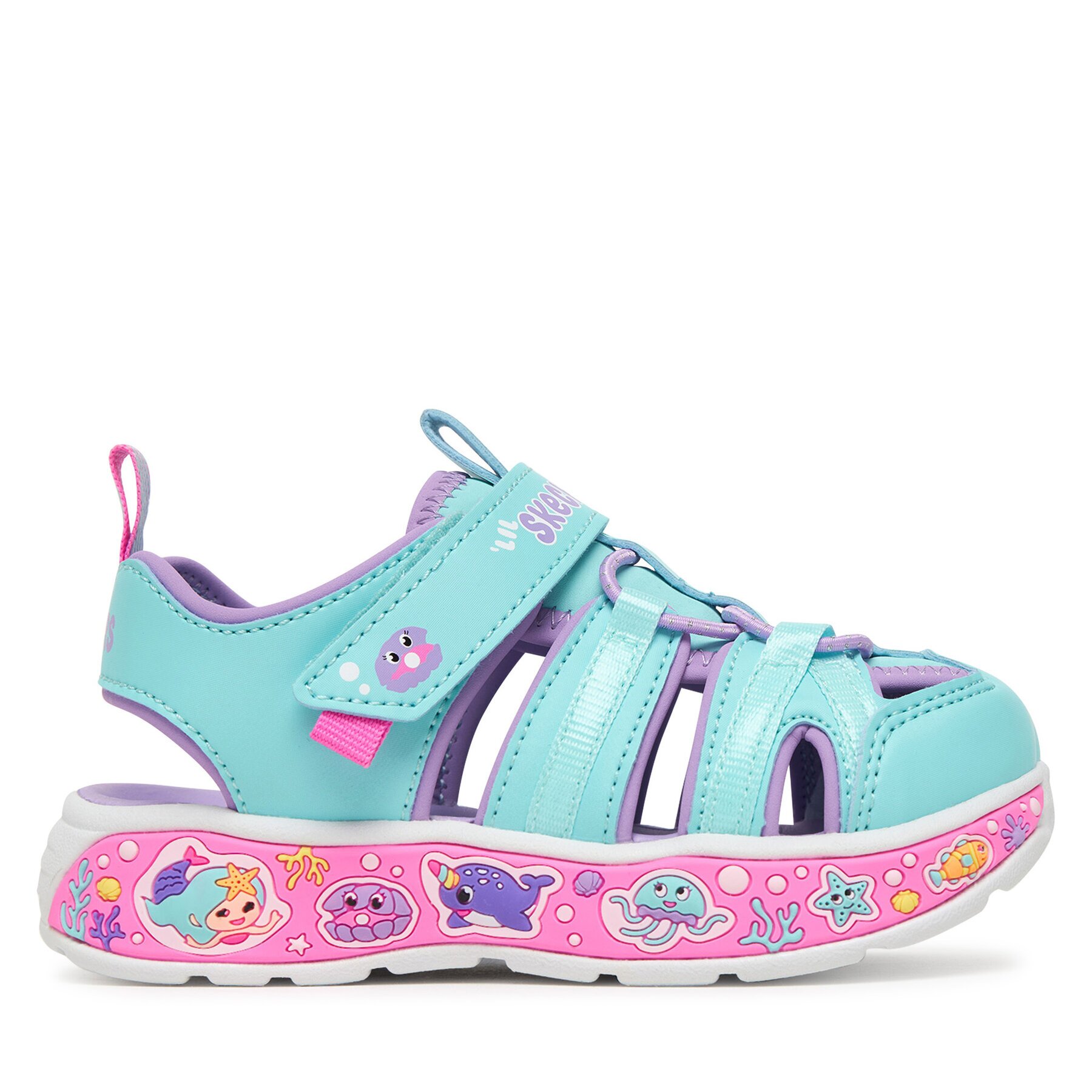 Skechers Сандали Play Scene Splash - Cute Crew 303162N/TQLV
