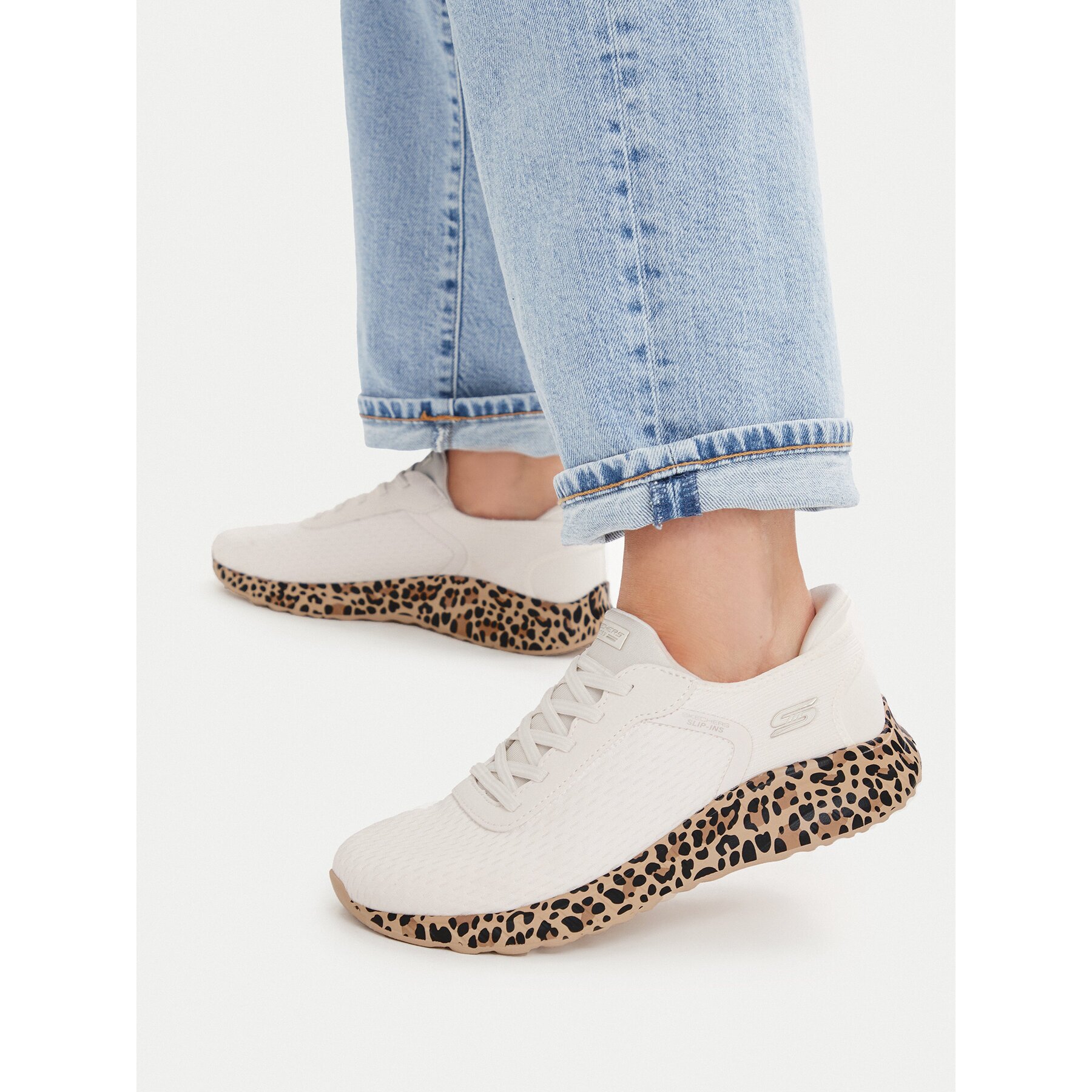 Skechers Сникърси BOBS Sport Squad Chaos - Daily Prowl 117246/WHT