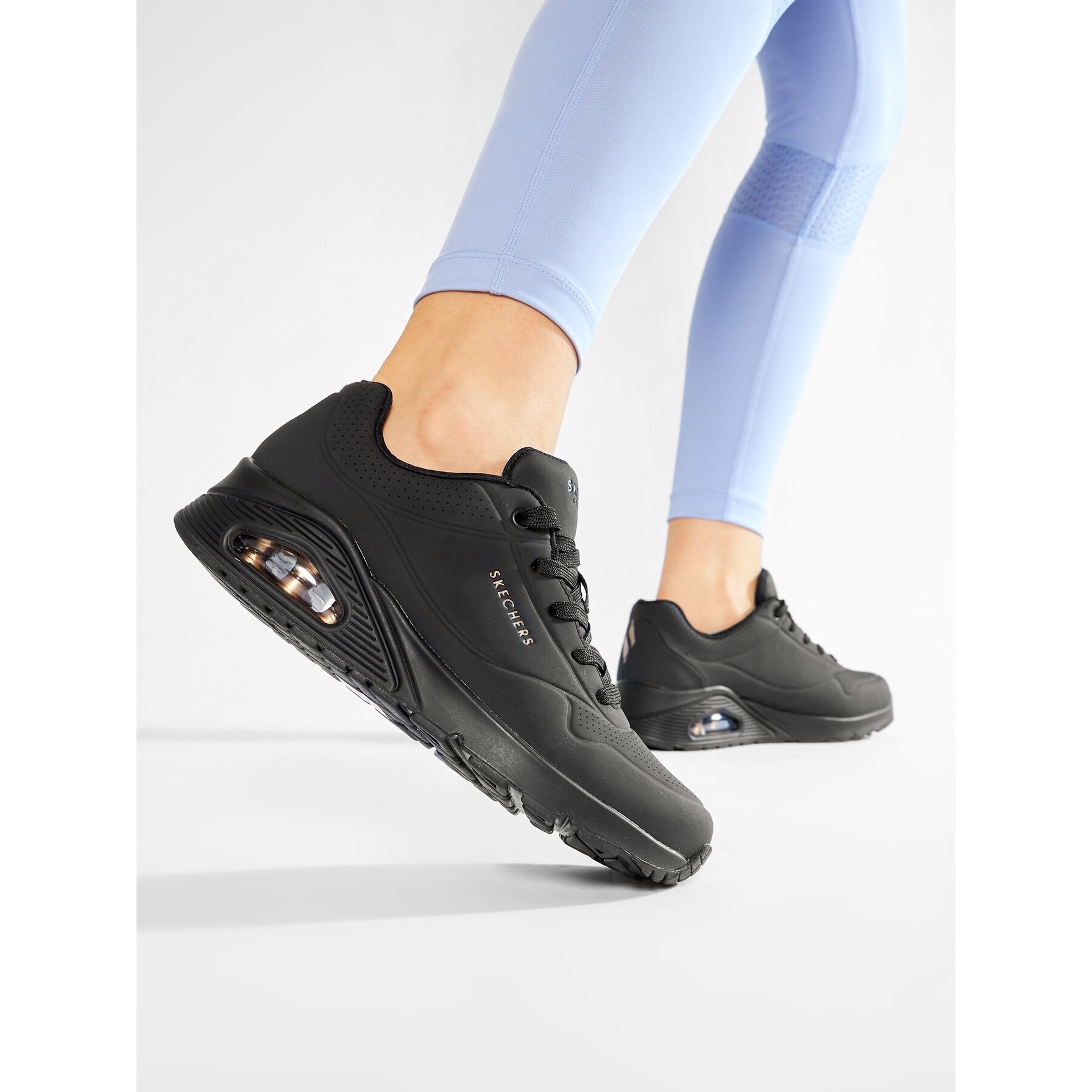 Skechers Сникърси Uno-Stand On Air 73690/BBK Черен