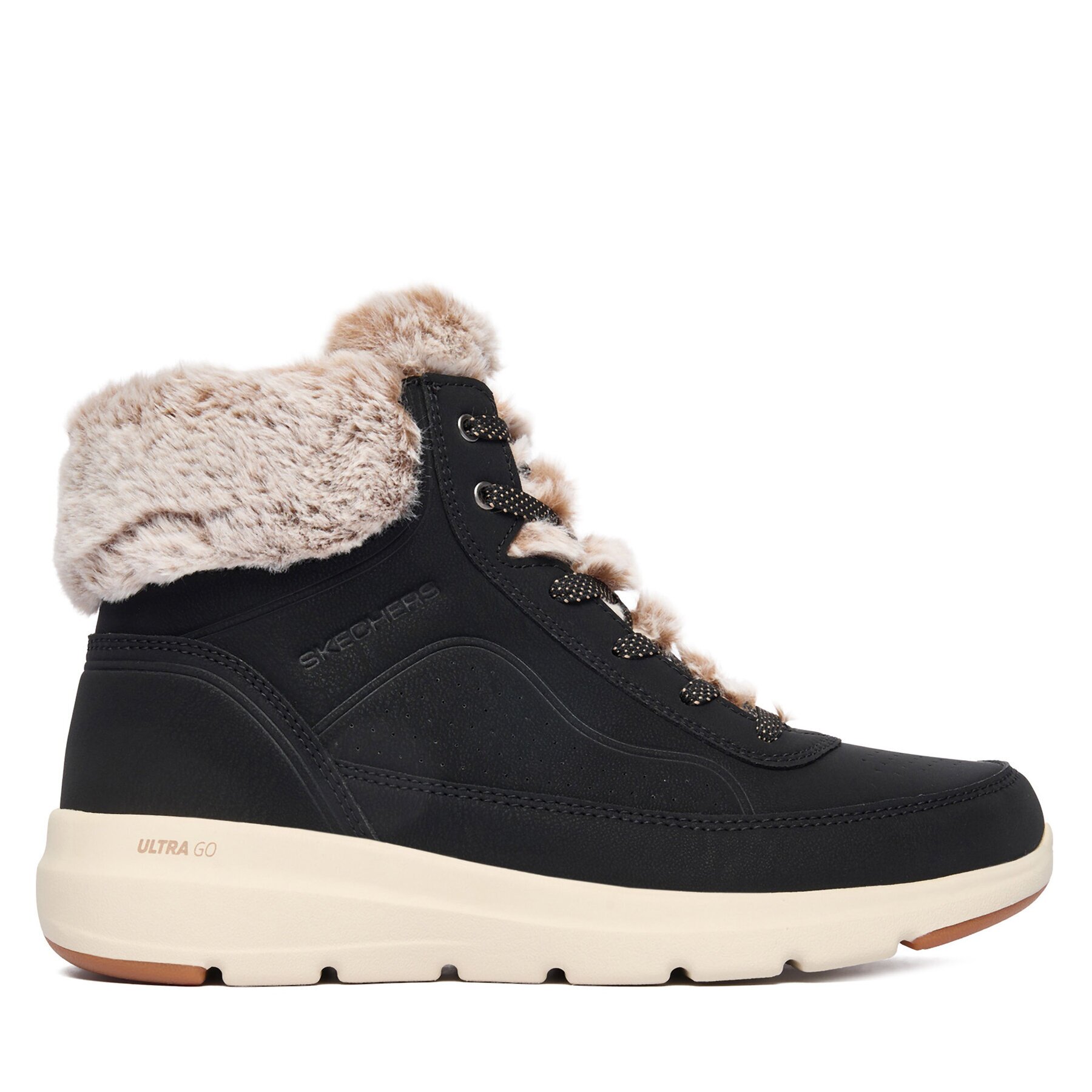 Skechers Зимни обувки Glacial Ultra 144199/BLK