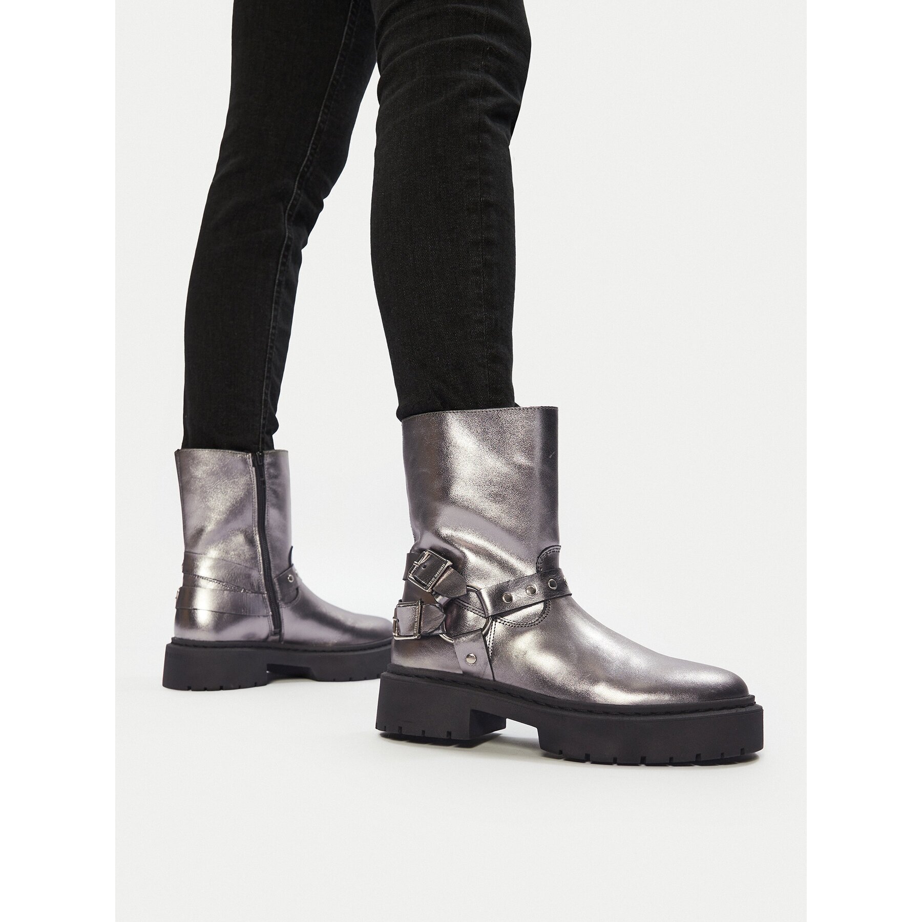 Steve Madden Боти Zwart SM11003405