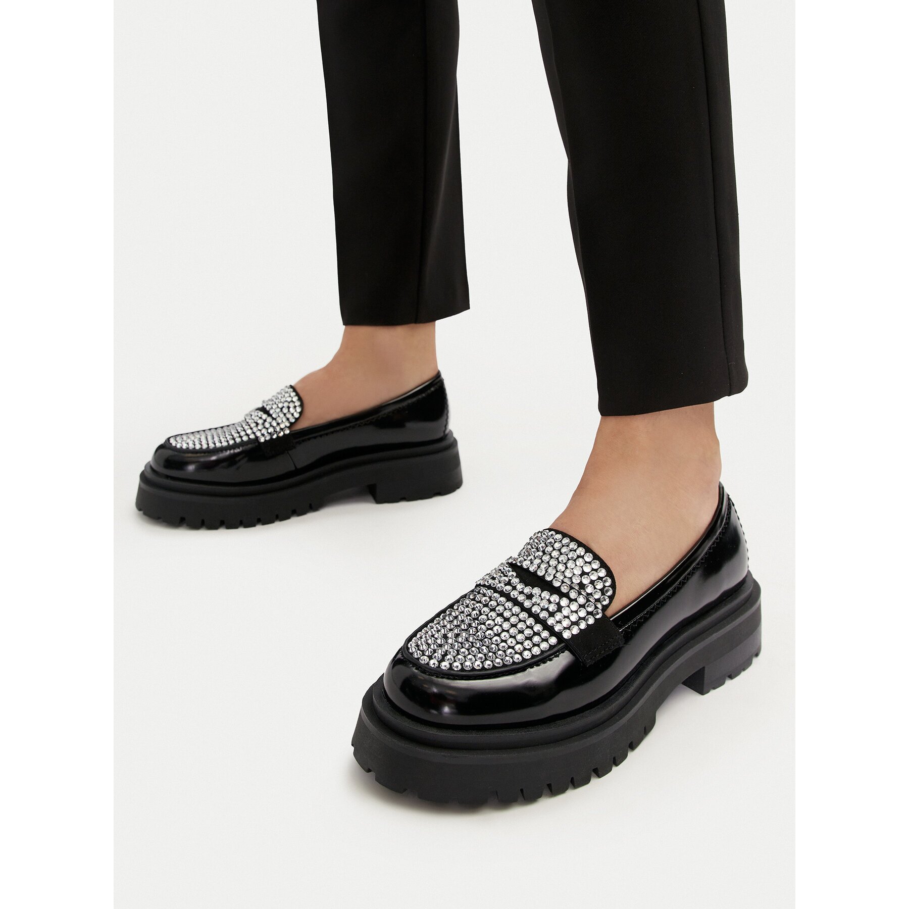 Steve Madden лоуфъри с дебела подметка Longhaul SM11003448