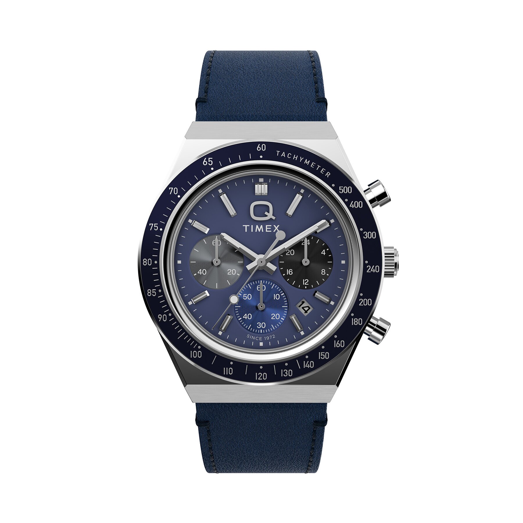 Timex Часовник Q Diver Inspired Chronograph TW2Y36100