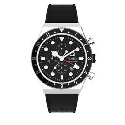 Timex Часовник Q Three Time Zone Chronograph TW2V70000