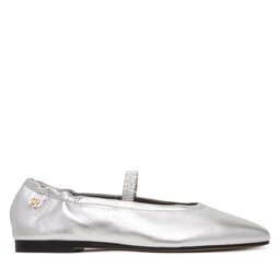 Tommy Hilfiger Балеринки Silver Lth Ellastic Ballerina FW0FW09466