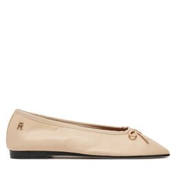 Tommy Hilfiger Балеринки Soft Leather Ballerina Bow FW0FW08355