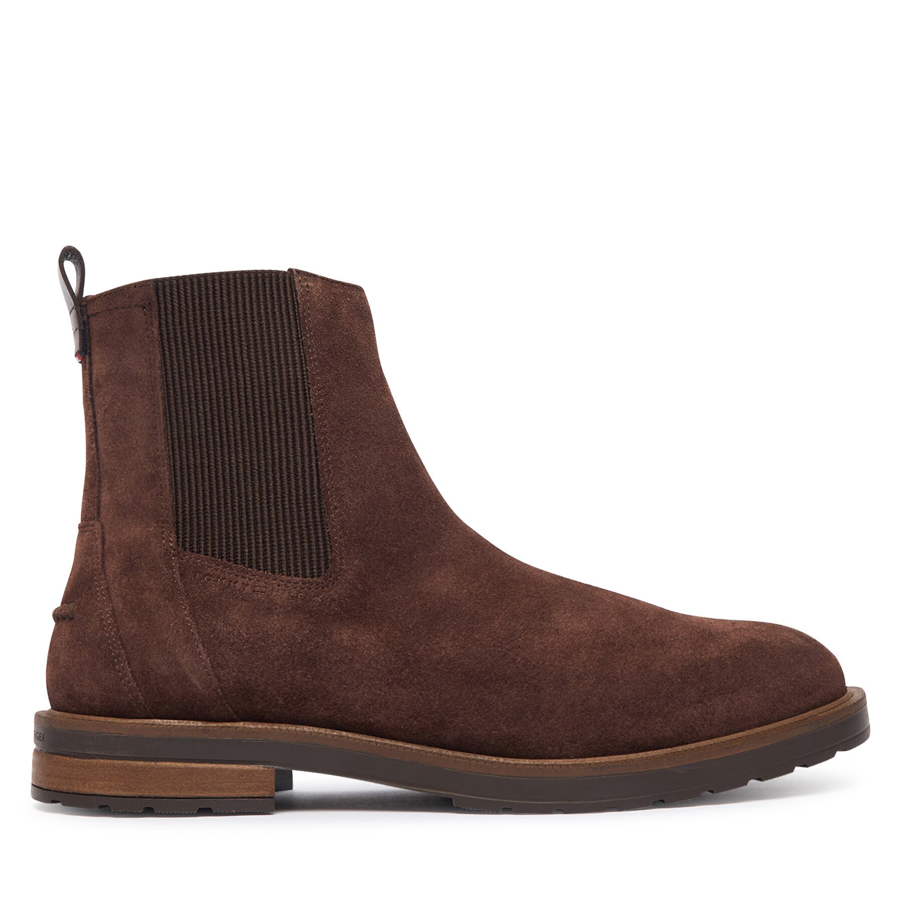 Tommy Hilfiger Боти Cleated Hilifger Suede Boot FM0FM05961
