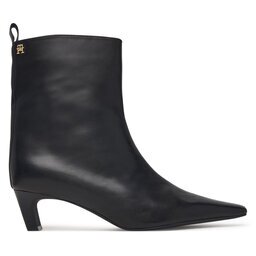 Tommy Hilfiger Боти Kitten Heel Leather Ankle Boot FW0FW09669